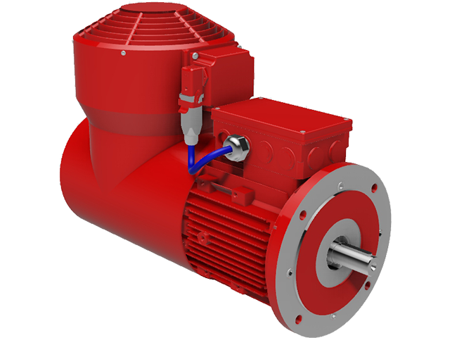 Abbildung eines Gleichstrommotors.